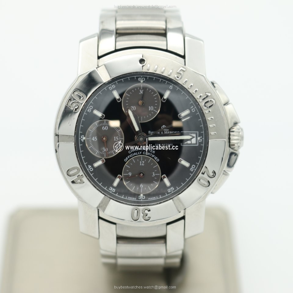 Baume & Mercier Capeland Mens watch Unisex Automatic Steel 65352 Baume & Mercier Capeland chronograph