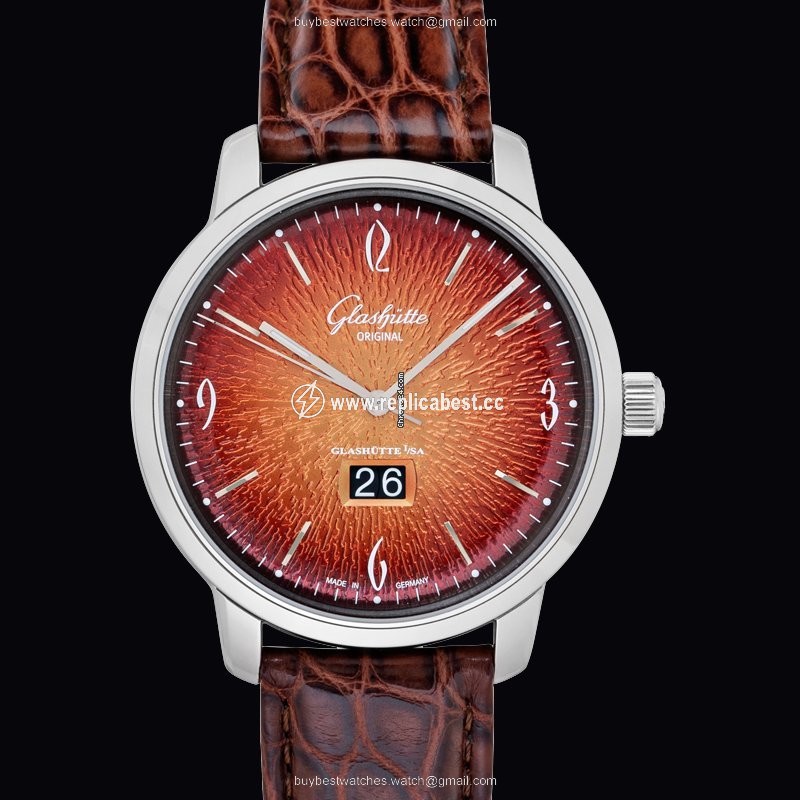 Glashutte Original Sixties Panorama Date Mens watch Unisex Automatic Steel 2-39-47-09-02-04