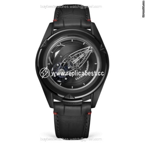 Ulysse Nardin Freak Mens watch Unisex Manual winding Titanium 2503-250 BLACK