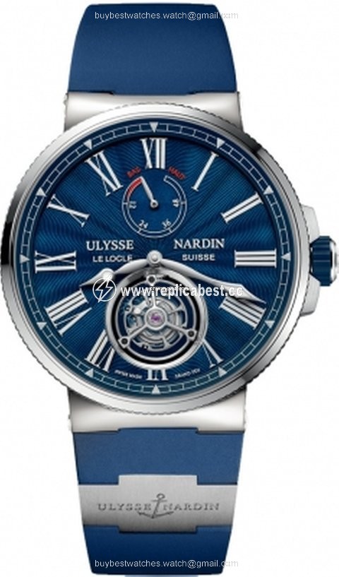 Ulysse Nardin Marine Tourbillon Mens watch Unisex Automatic Steel 1283-181-3 E3
