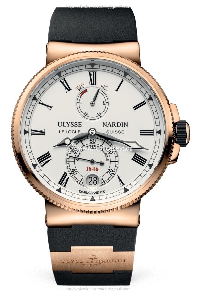 Ulysse Nardin Marine Chronometer Manufacture Mens watch Unisex Automatic Rose gold 1186-126-3 E0