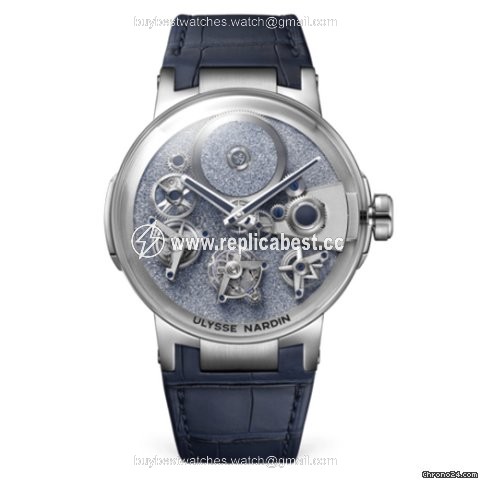 Ulysse Nardin Mens watch Unisex Manual winding White gold 1760-176LE OSM