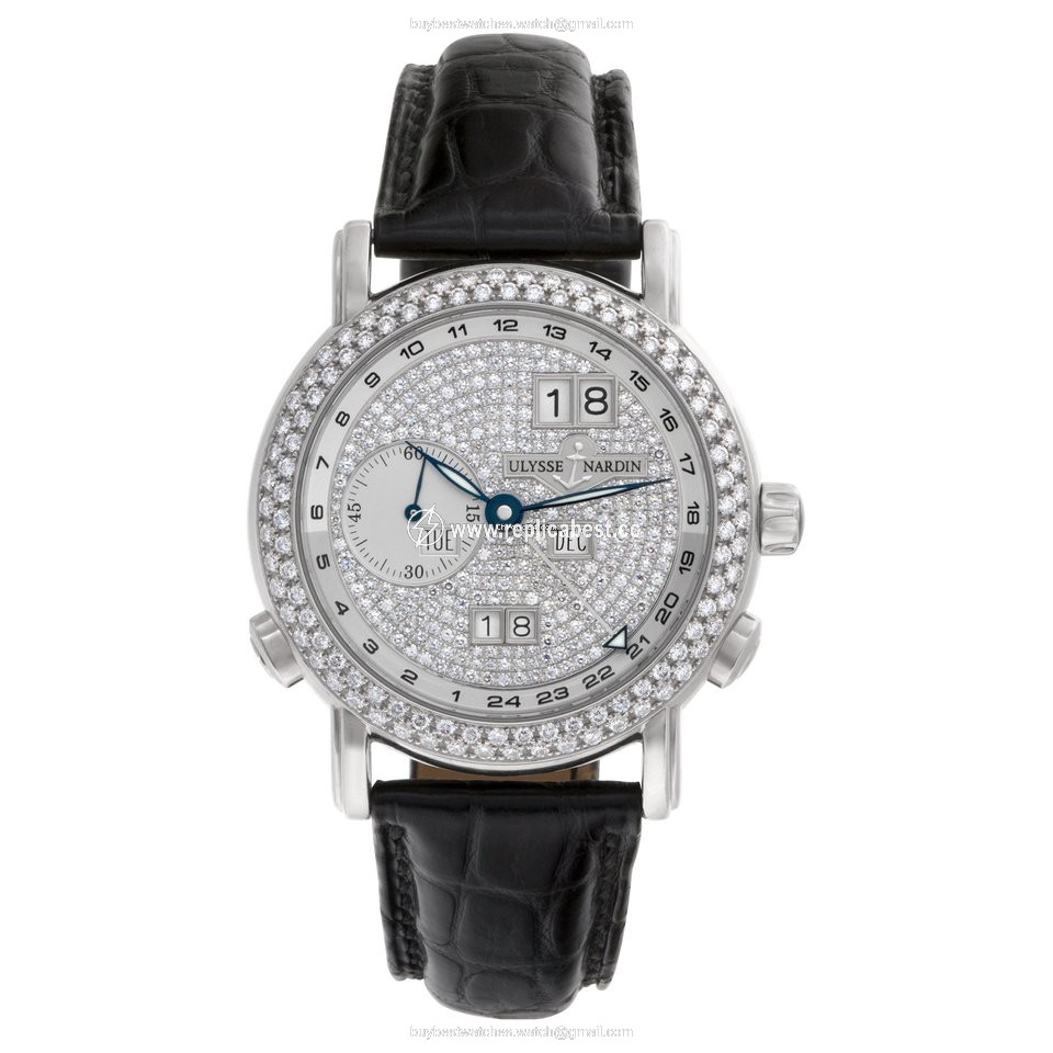 Ulysse Nardin GMT + - Perpetual Mens watch Unisex Automatic White gold 320-22