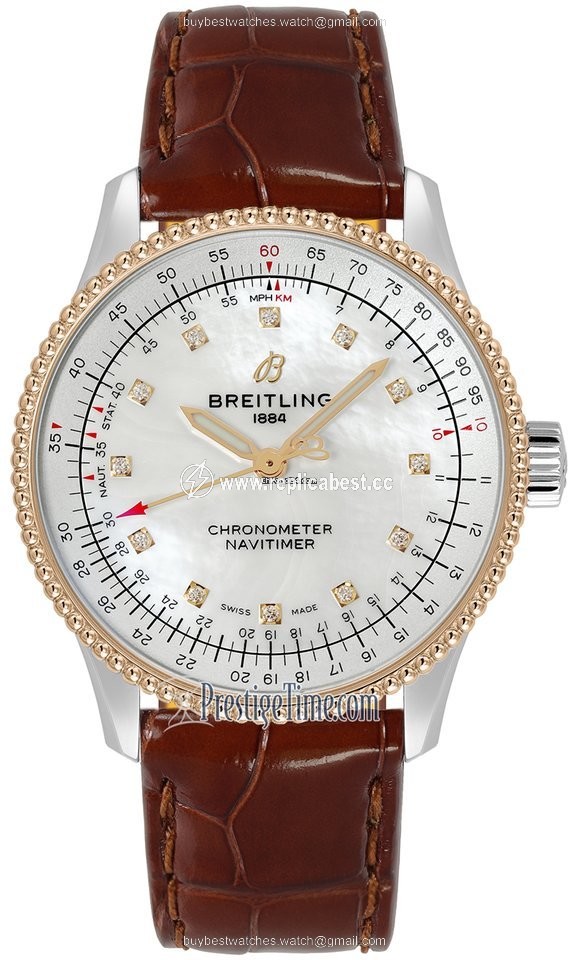 Breitling Navitimer Womens watch Automatic Gold Steel u17395211a1p1