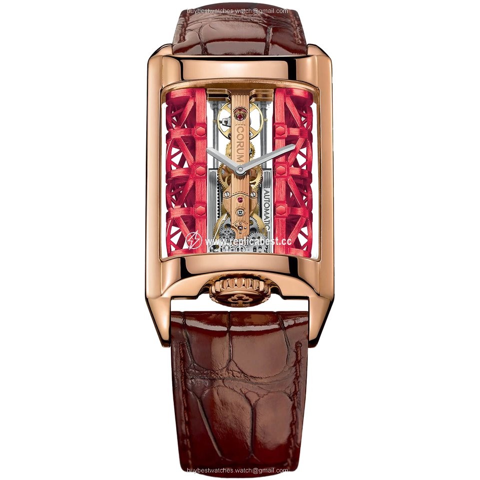 Corum Golden Bridge Mens watch Unisex Automatic Rose gold B313 03371 - 313.100.55 OF02 SB02R