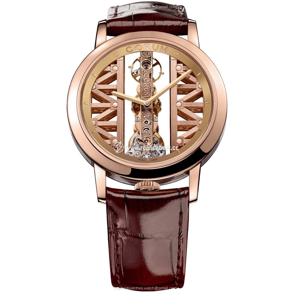 Corum Golden Bridge Mens watch Unisex Manual winding Rose gold B113 03010 C 113.900.55 0F02 GG55R