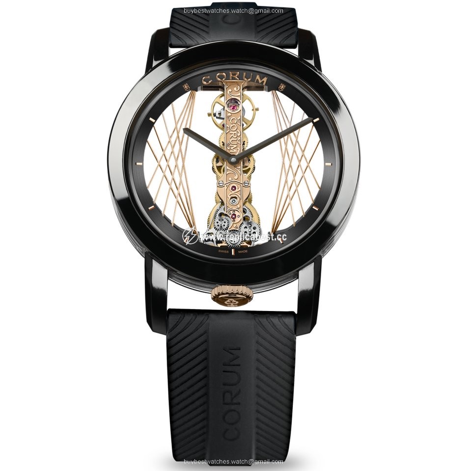 Corum Golden Bridge Mens watch Unisex Manual winding Titanium B113 03951 - 113.955.95 F371 CA55R