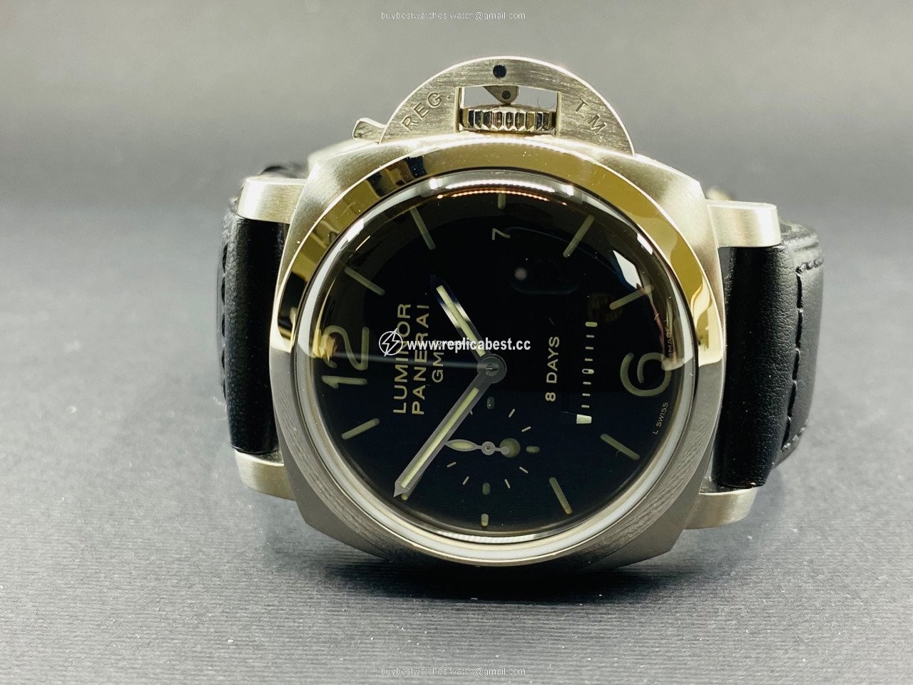 Panerai Luminor 1950 8 Days GMT Manual winding Steel PAM00233