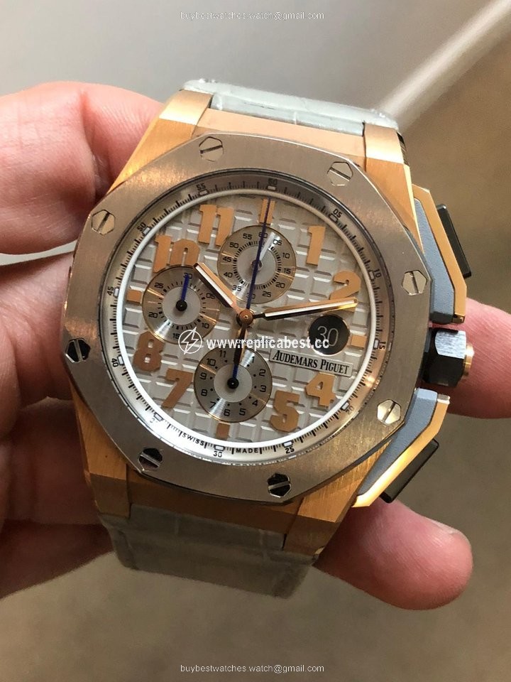 Audemars Piguet Royal Oak Offshore Chronograph Mens watch Unisex Automatic Rose gold 26210OI.OO.A109CR.01