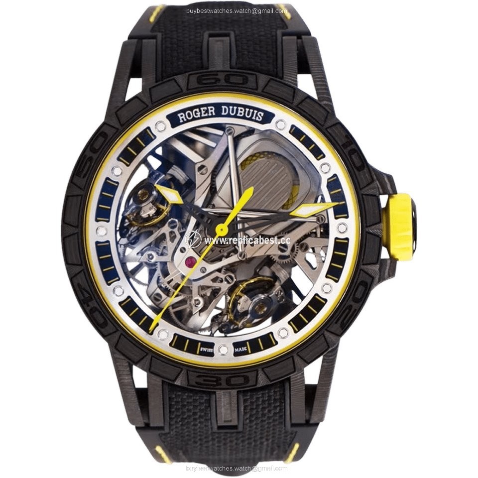 Roger Dubuis Excalibur Mens watch Unisex Manual winding Carbon RDDBEX0613