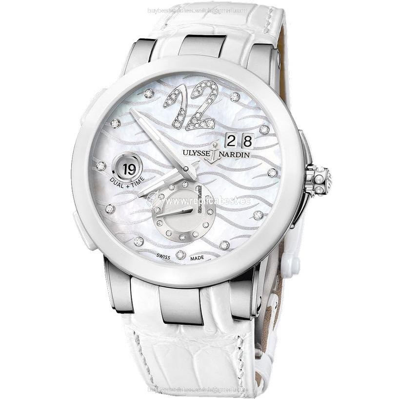 Ulysse Nardin Executive Dual Time Lady Womens watch Automatic Steel 243-10 691