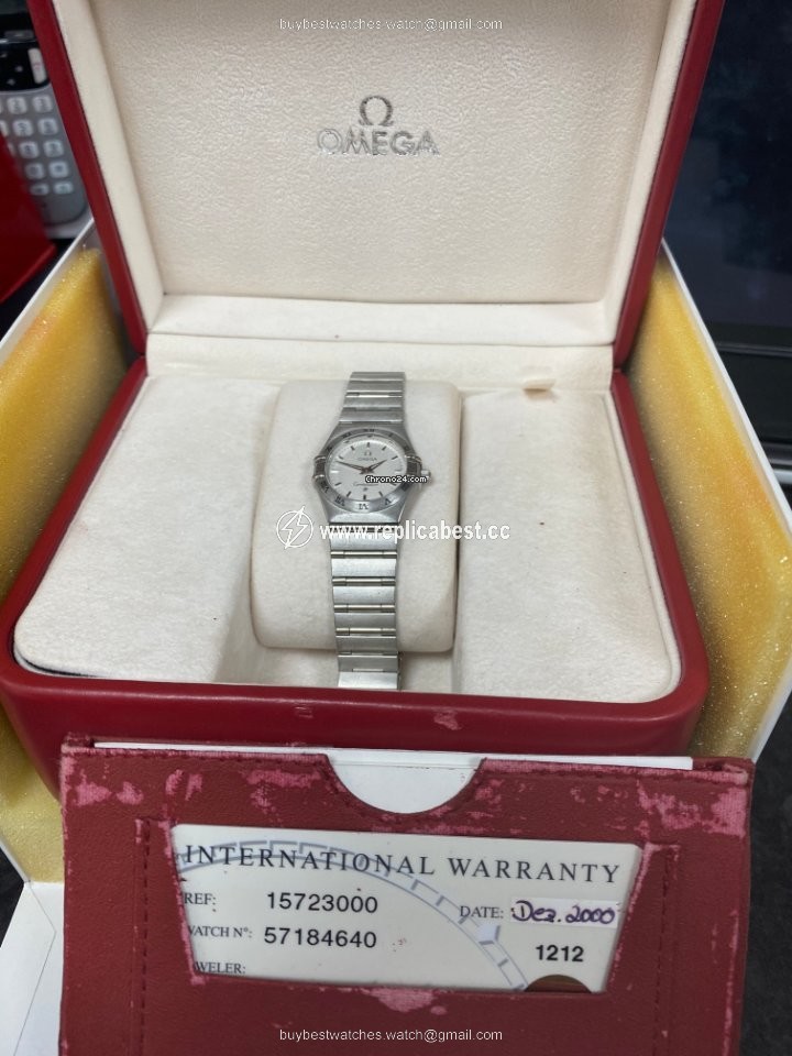 Omega Constellation Quartz Womens watch Quartz Steel 123.10.35.60.02.001