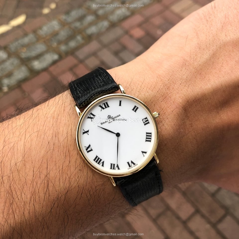 Baume & Mercier Mens watch Unisex Quartz Yellow gold 15172
