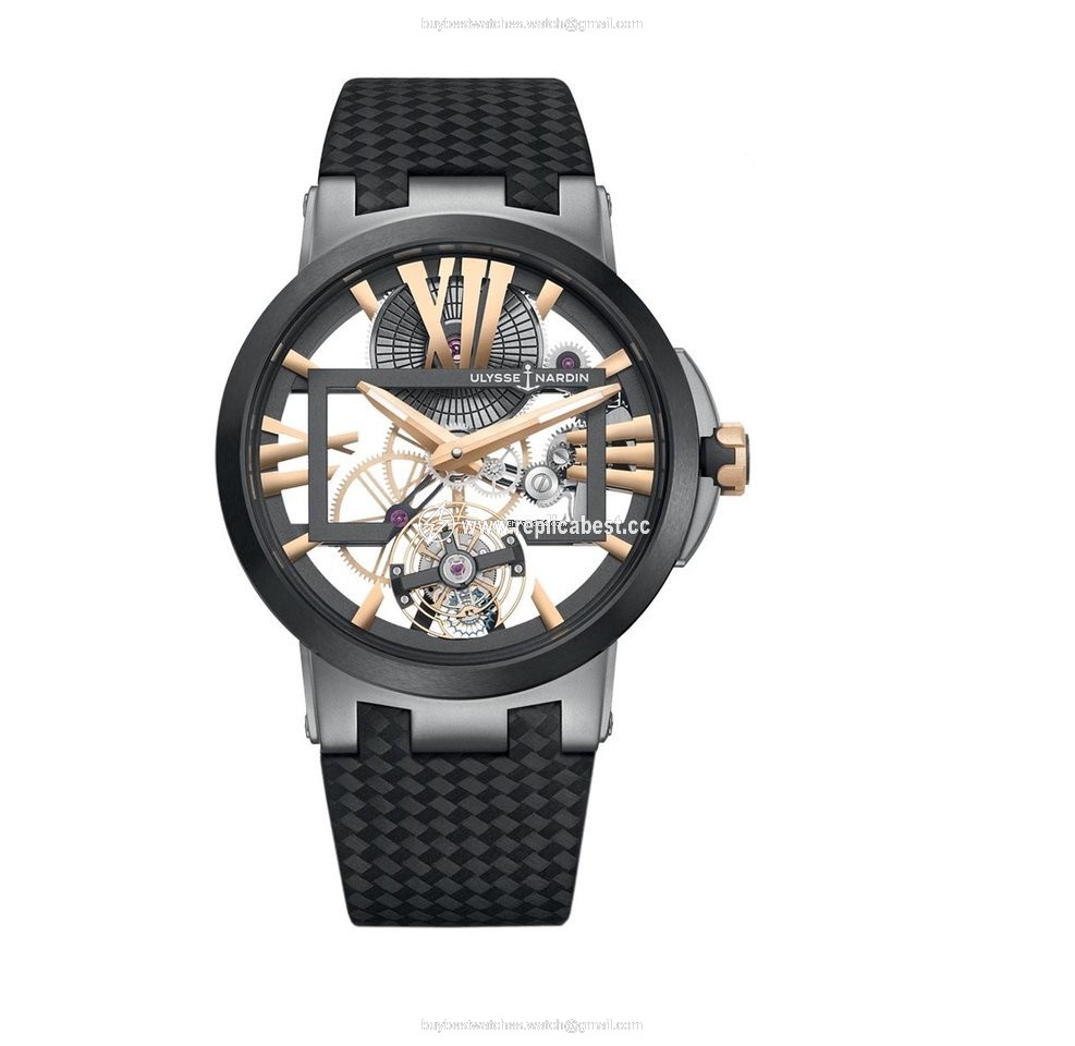 Ulysse Nardin Executive Skeleton Tourbillon Mens watch Unisex Manual winding Titanium 1713-139 02-BQ