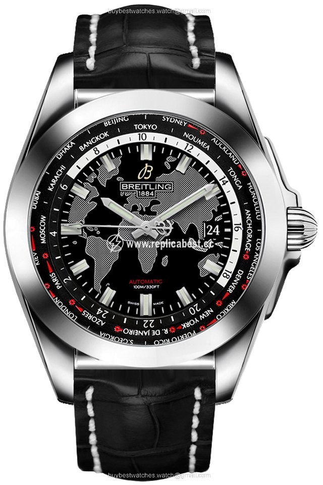 Breitling Galactic Unitime Mens watch Unisex Automatic Steel WB3510U4-BD94-744P