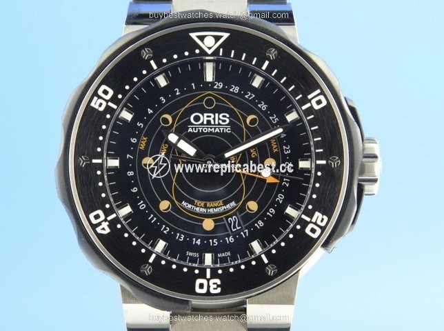 Oris ProDiver Pointer Moon Automatic Titanium 01761 7682 7154