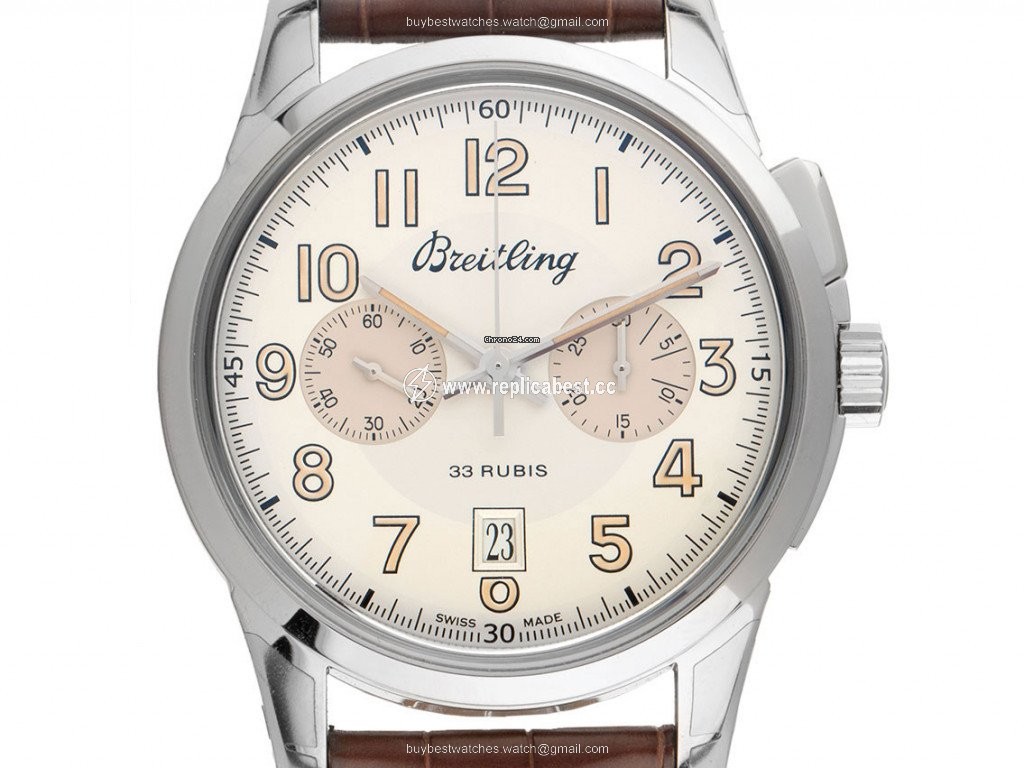 Breitling Transocean Chronograph 1915 Mens watch Unisex Manual winding Steel AB141112 G799 740P A20D.1