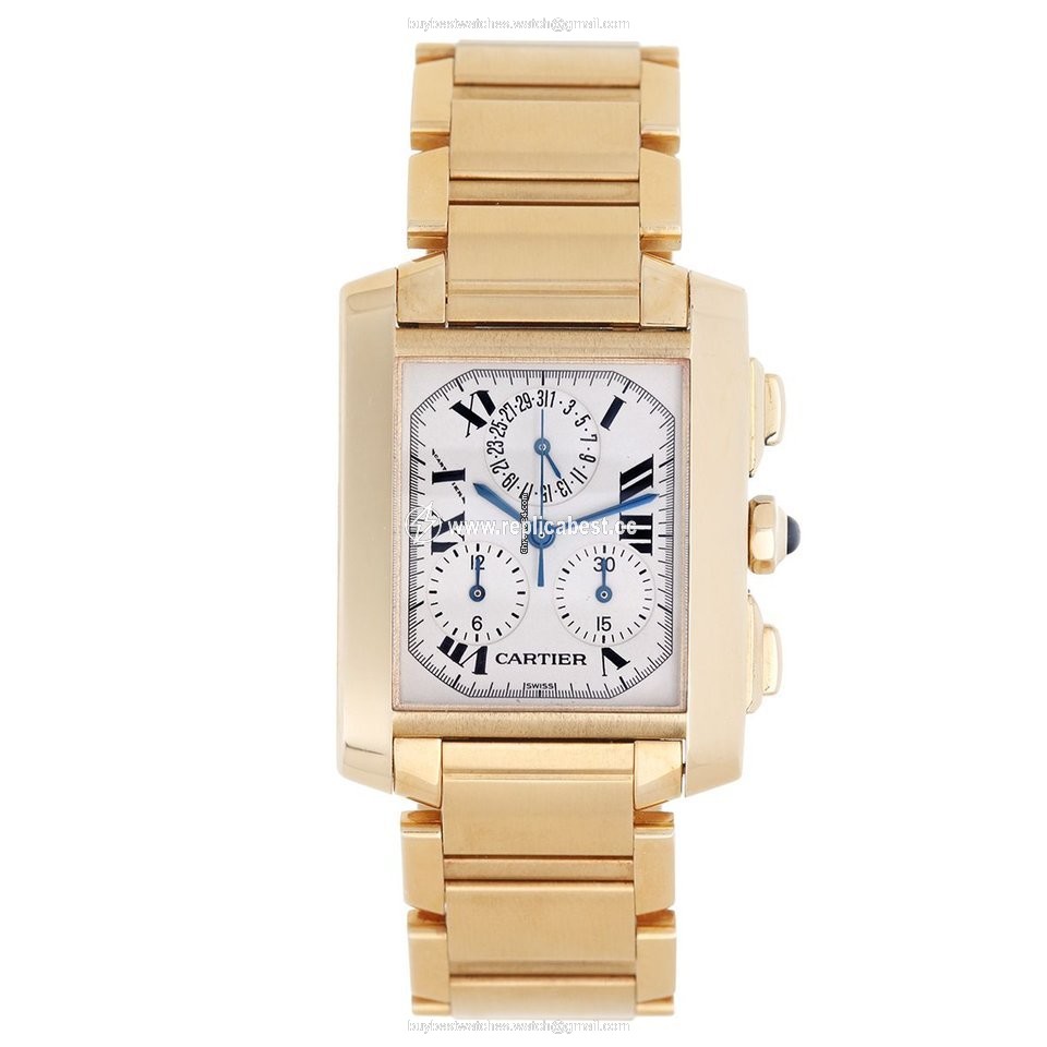 Cartier Tank Francaise Mens watch Unisex Quartz Yellow gold W5000556 1830