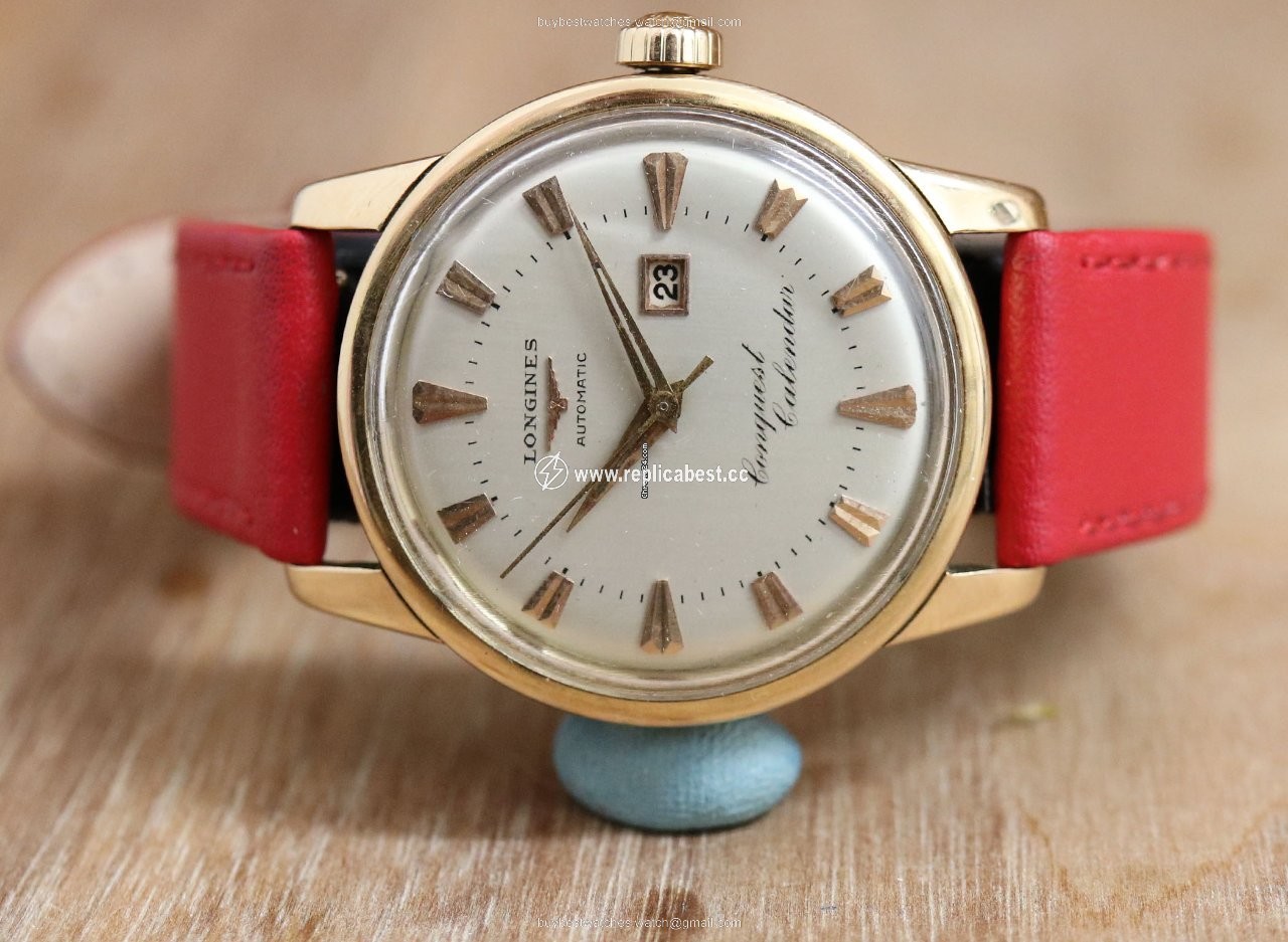 Longines Conquest Mens watch Unisex Automatic Rose gold 9005