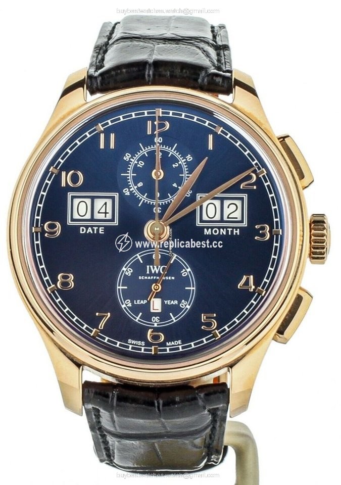 IWC Portuguese Perpetual Calendar Digital Date-Month Mens watch Unisex Automatic Rose gold IW397204