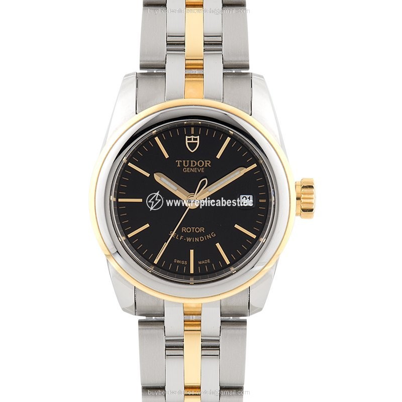 Tudor Glamour Date Womens watch Automatic Gold Steel 51003