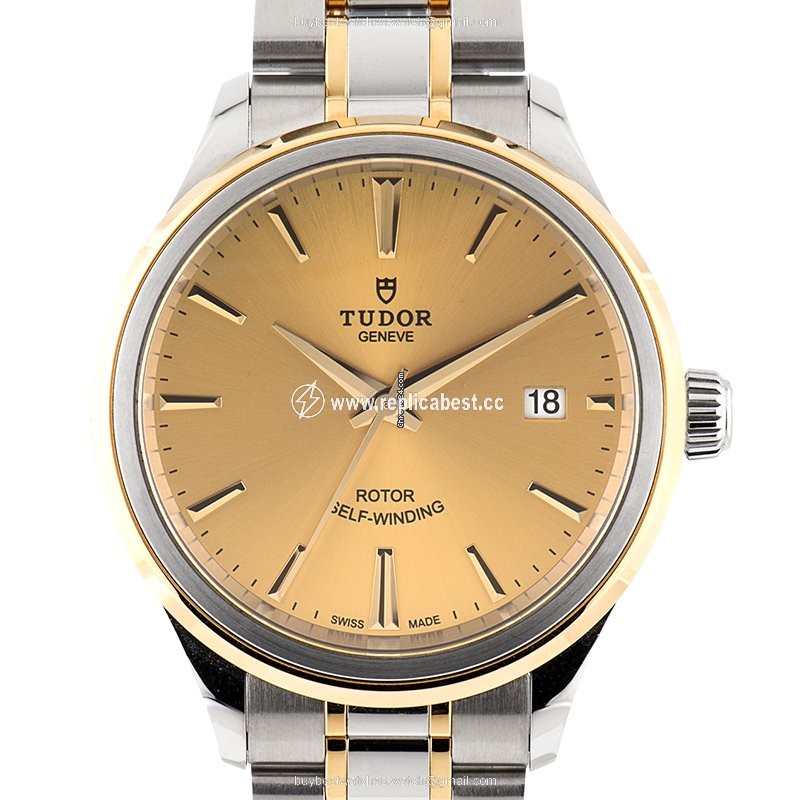 Tudor Style Mens watch Unisex Automatic Gold Steel 12503
