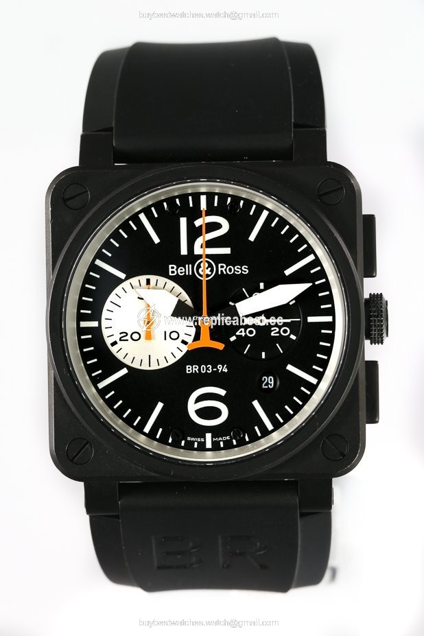 Bell & Ross BR 03-94 Chronographe Mens watch Unisex Automatic Steel BR03-94