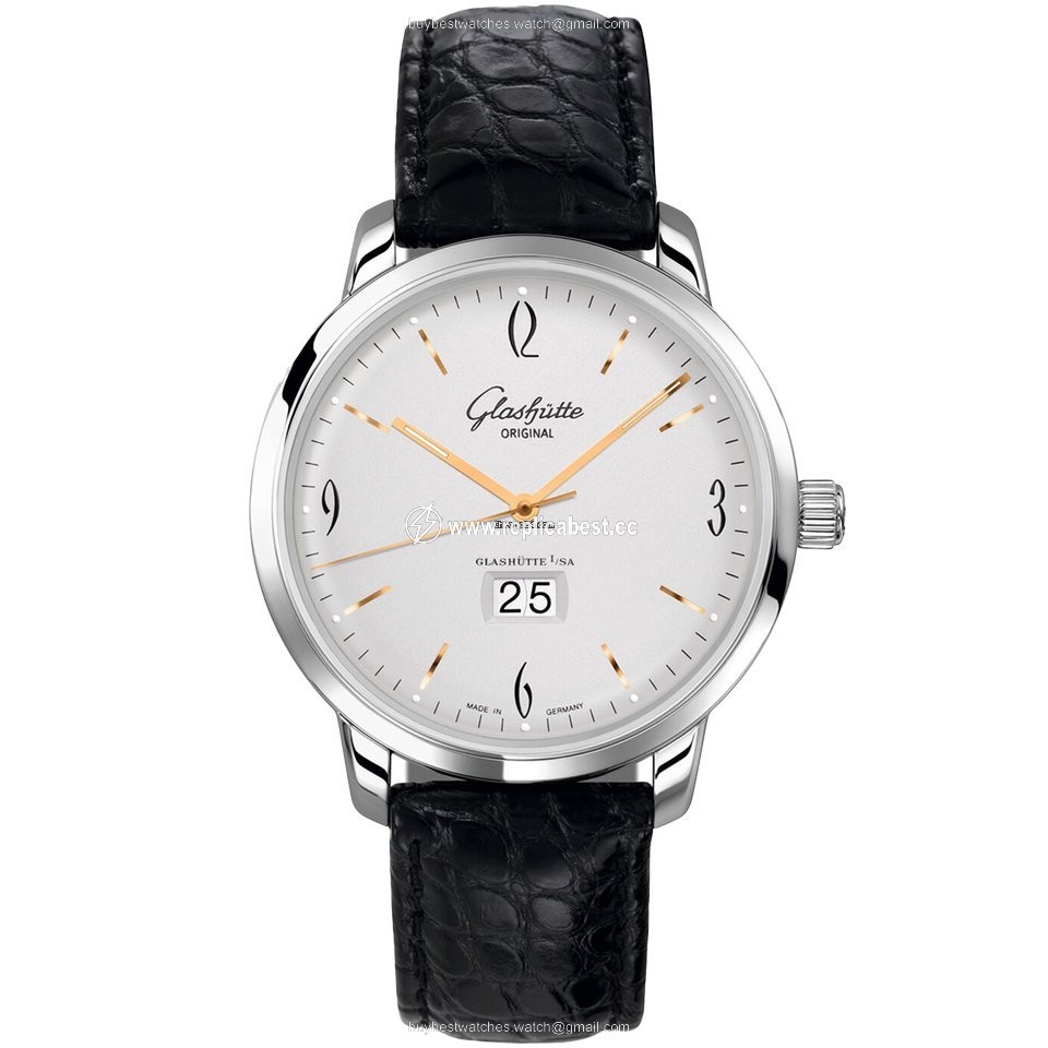 Glashutte Original Sixties Panorama Date Mens watch Unisex Automatic Steel 2-39-47-01-02-04