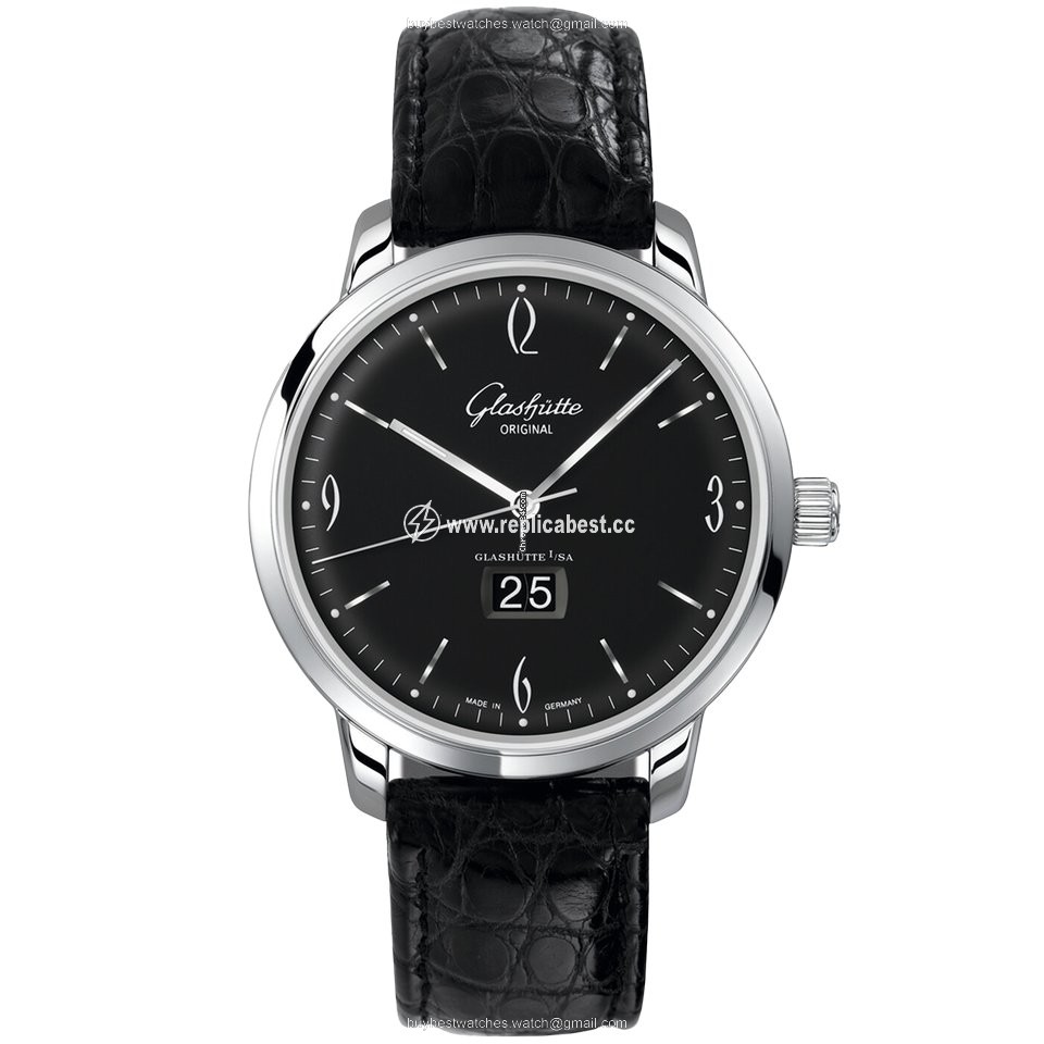 Glashutte Original Sixties Panorama Date Mens watch Unisex Automatic Steel 2-39-47-03-02-04
