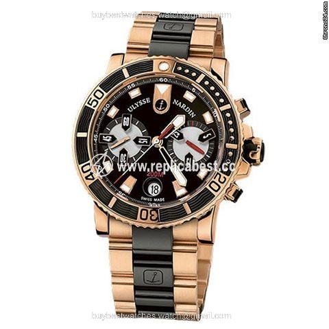 Ulysse Nardin Maxi Marine Diver Mens watch Unisex Automatic Rose gold 8006-102-3A 926