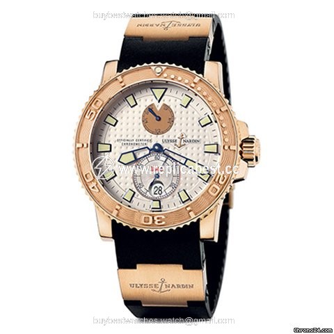 Ulysse Nardin Maxi Marine Diver Mens watch Unisex Automatic Rose gold 266-33-3A 90