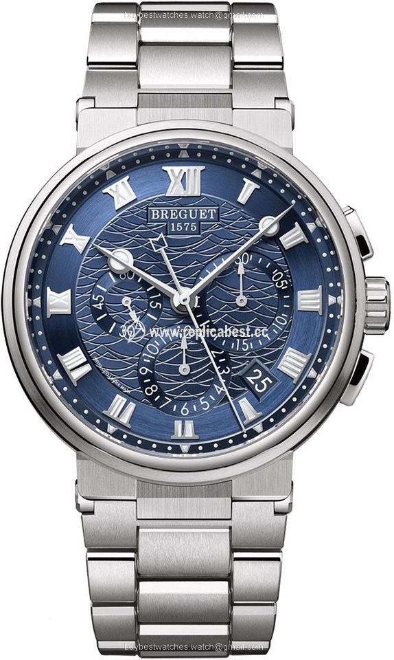 Breguet Marine Mens watch Unisex Automatic White gold 5527bb y2 bw0