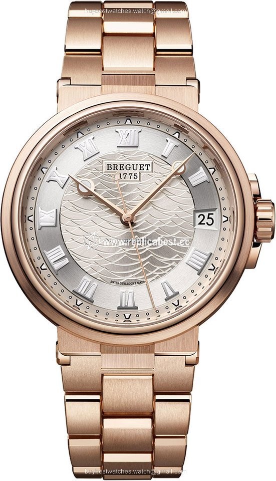 Breguet Marine Mens watch Unisex Automatic Rose gold 5517br 12 rz0