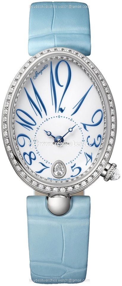 Breguet Reine de Naples Womens watch Automatic White gold 8918bb 28 964.d00d