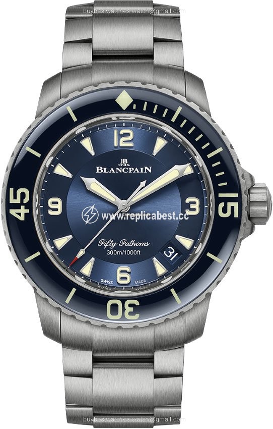 Blancpain Fifty Fathoms Mens watch Unisex Automatic Titanium 5015-12b40-98