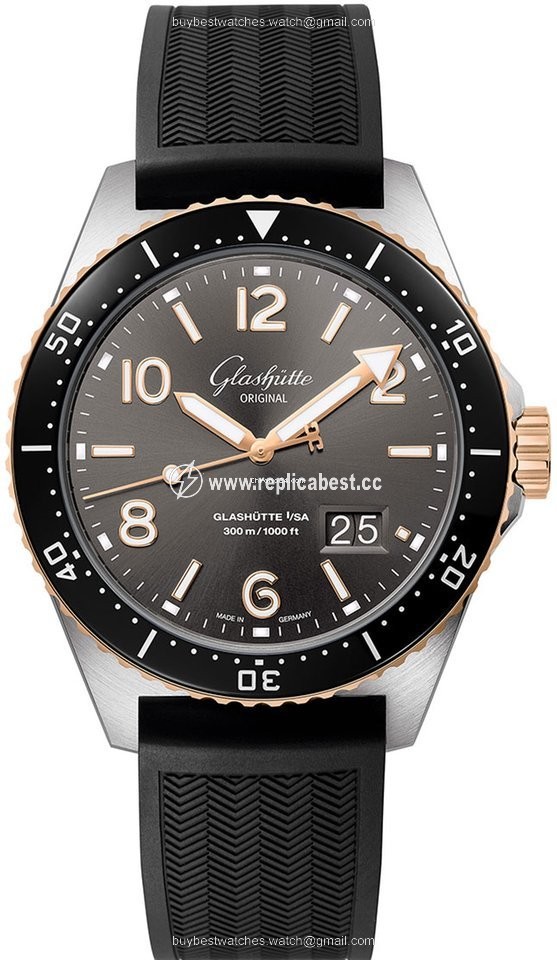 Glashutte Original Mens watch Unisex Automatic Gold Steel 1-36-13-04-91-33