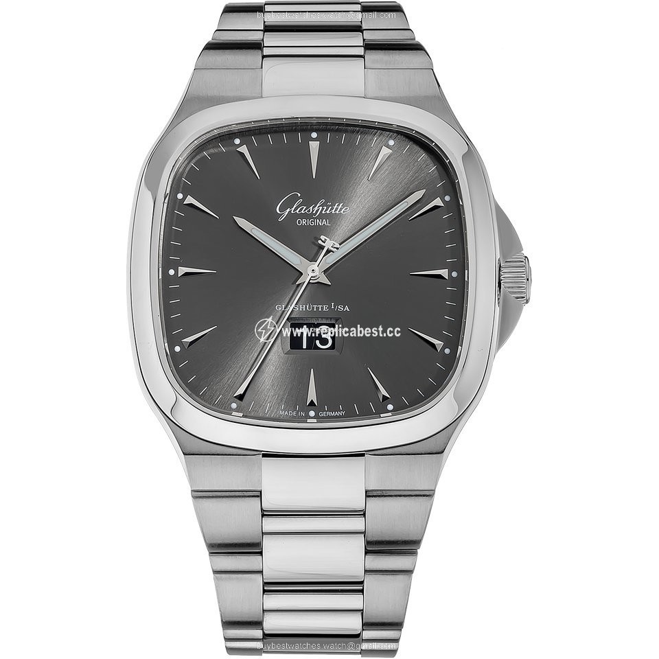 Glashutte Original Seventies Panorama Date Mens watch Unisex Automatic Steel 2-39-47-12-12-14