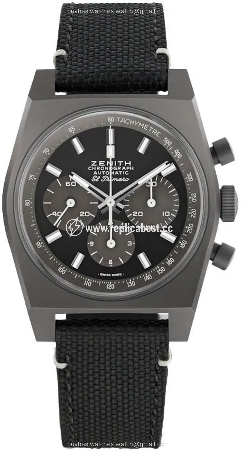 Zenith El Primero Chronomaster Mens watch Unisex Automatic Titanium 97.t384.4061 21.c822 A386 Shadow