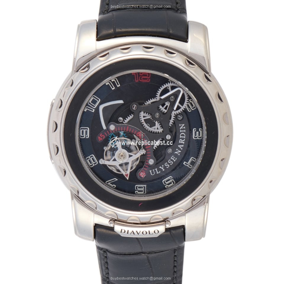 Ulysse Nardin Freak Mens watch Unisex Manual winding White gold 2080-115