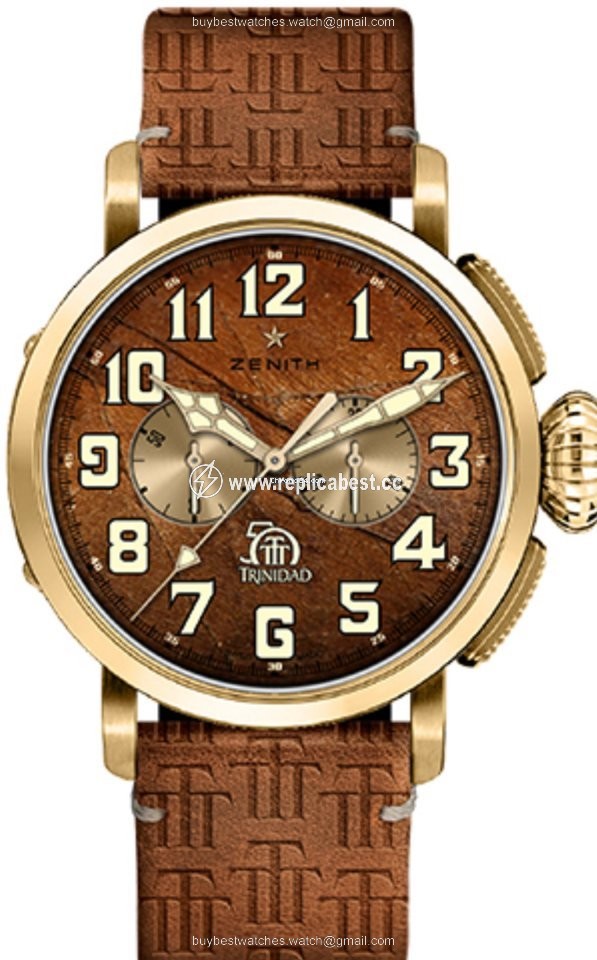 Zenith Pilot Mens watch Unisex Automatic Yellow gold 30.2430.4069 78.C811