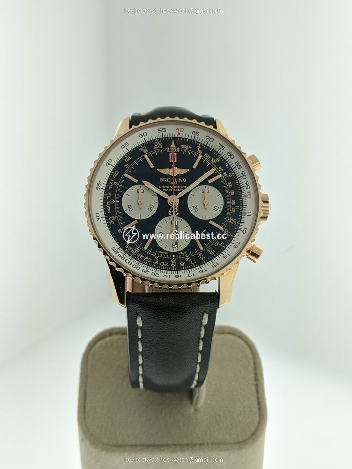Breitling Navitimer 01 Mens watch Unisex Automatic Rose gold RB012012 BA49