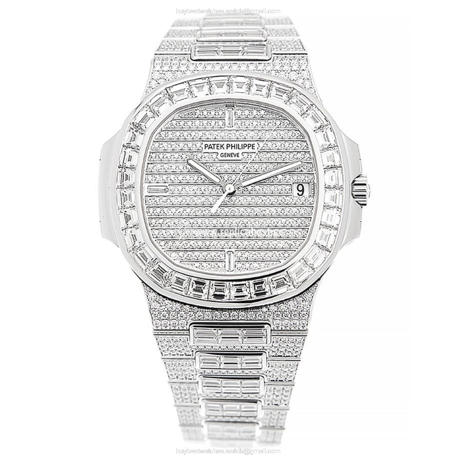 Patek Philippe Nautilus Mens watch Unisex Automatic White gold 5719 10G-010