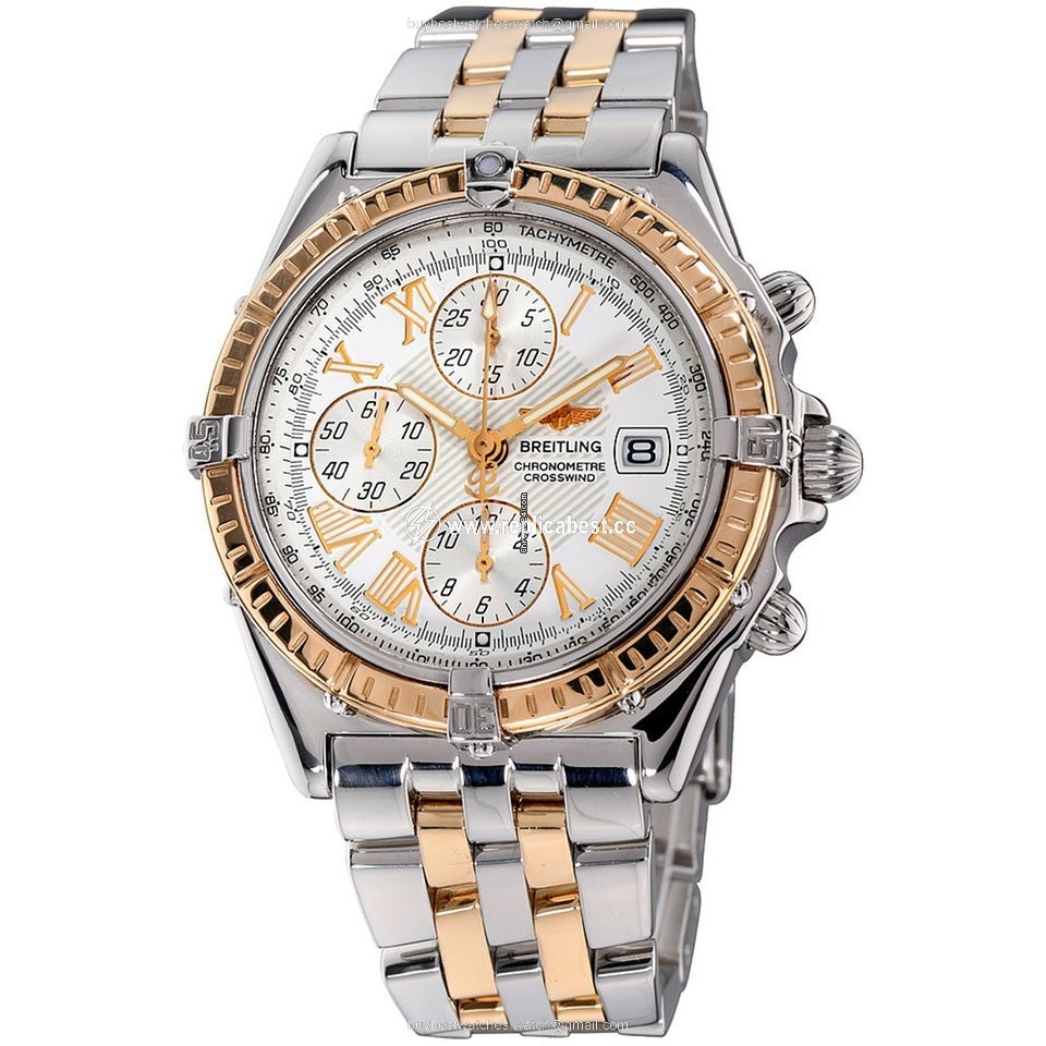 Breitling Crosswind Racing Mens watch Unisex Automatic Gold Steel D13355