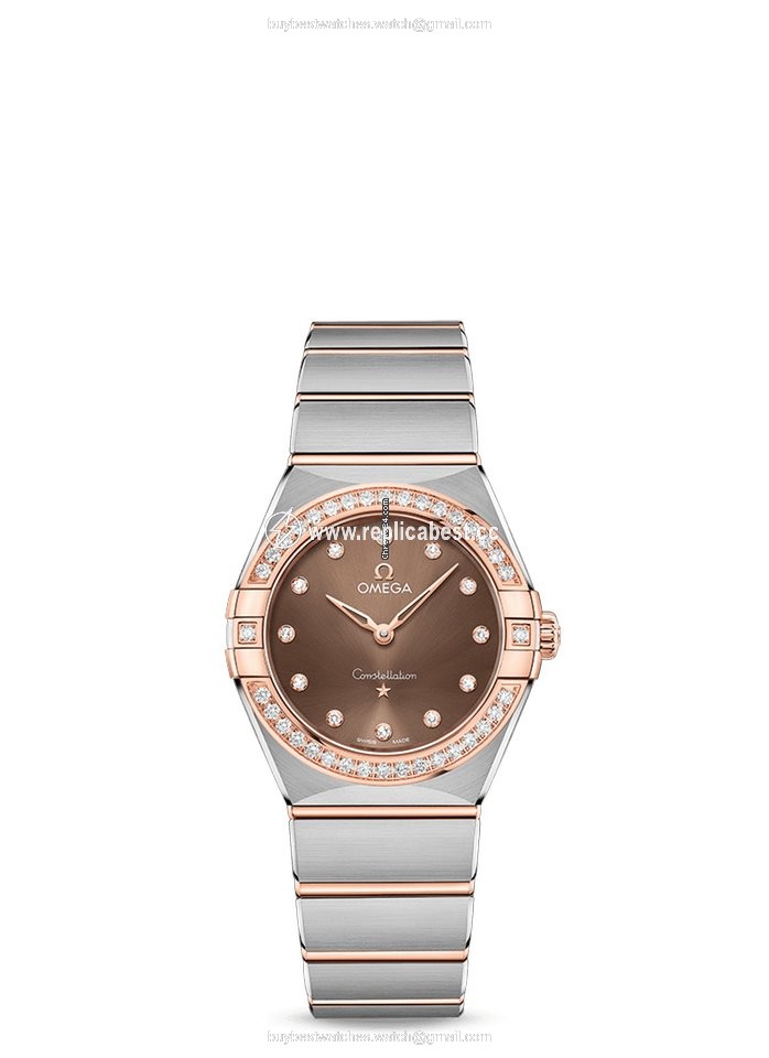 Omega Constellation Quartz Womens watch Quartz Gold Steel 131.25.28.60.63.001