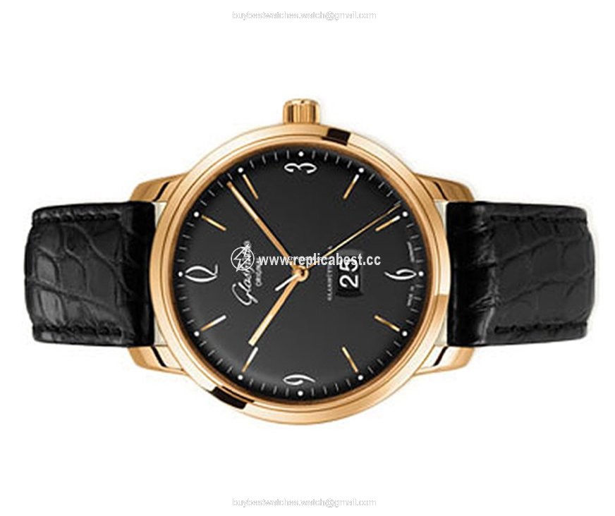 Glashutte Original Sixties Panorama Date Mens watch Unisex Automatic Rose gold 39-47-02-01-04