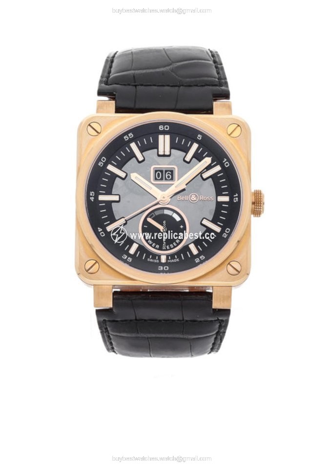Bell & Ross BR 03-90 Grande Date et Reserve de Marche Mens watch Unisex Automatic Rose gold BR0390-PINKGOLD