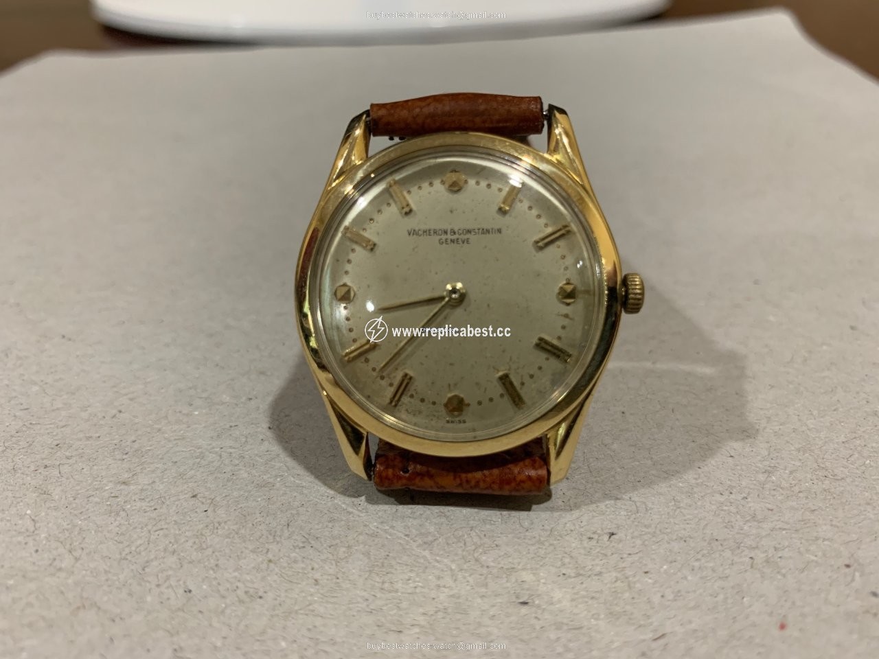 Vacheron Constantin Patrimony Mens watch Unisex Manual winding Yellow gold 6136