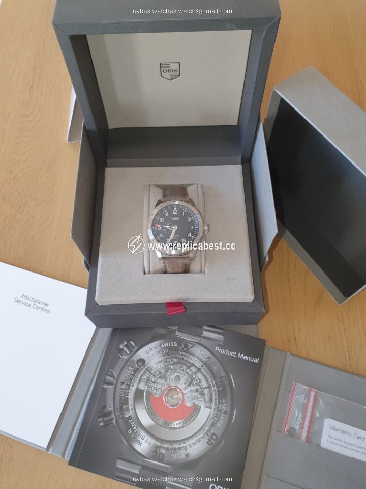 Oris Big Crown ProPilot GMT Mens watch Unisex Automatic Steel 01 748 7756 4064-07 3 22 02LC
