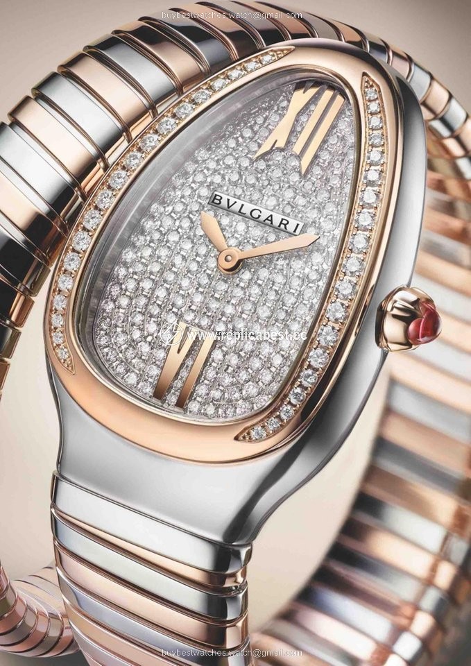 Bulgari Serpenti Womens watch Quartz Gold Steel 103150