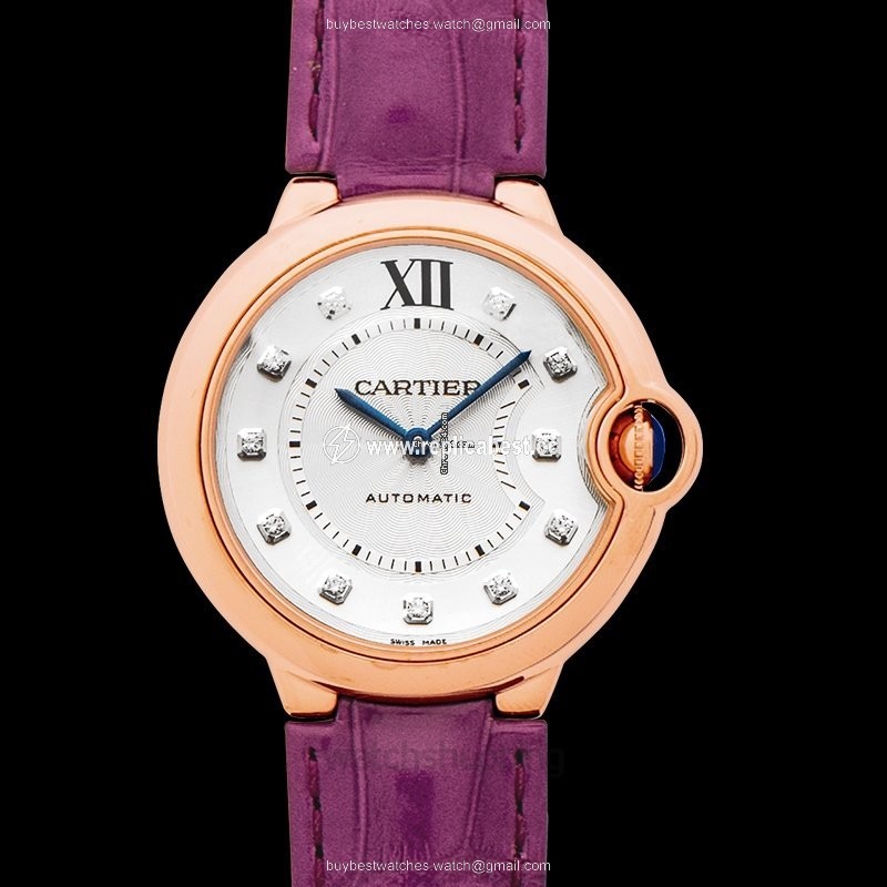 Cartier Ballon Bleu 36mm Womens watch Automatic Rose gold WJBB0010